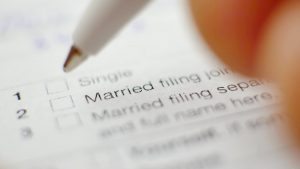 Married Filling Papers