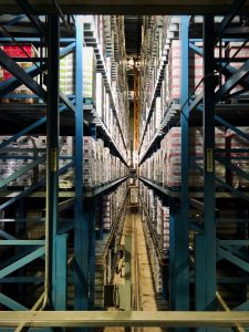 View of Warehouse, Shipping Containers, Supply Chain